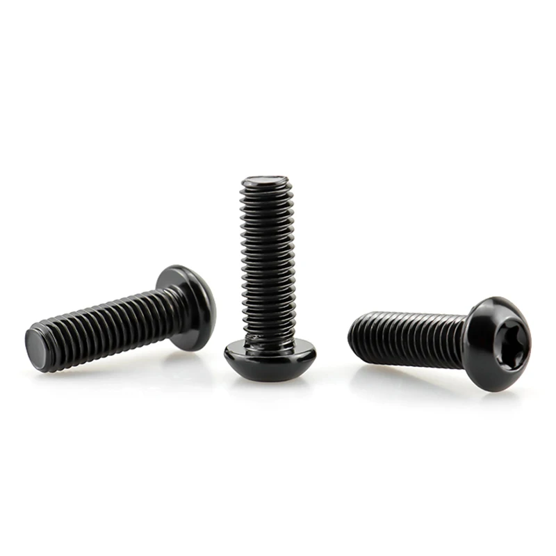 M1.6 M2 M2.5 M3 M4 M5 M6 M8 Black Galvanized A2-70 304 Stainless Steel Pm Six Lobe Torx Button Tamper Proof Screws