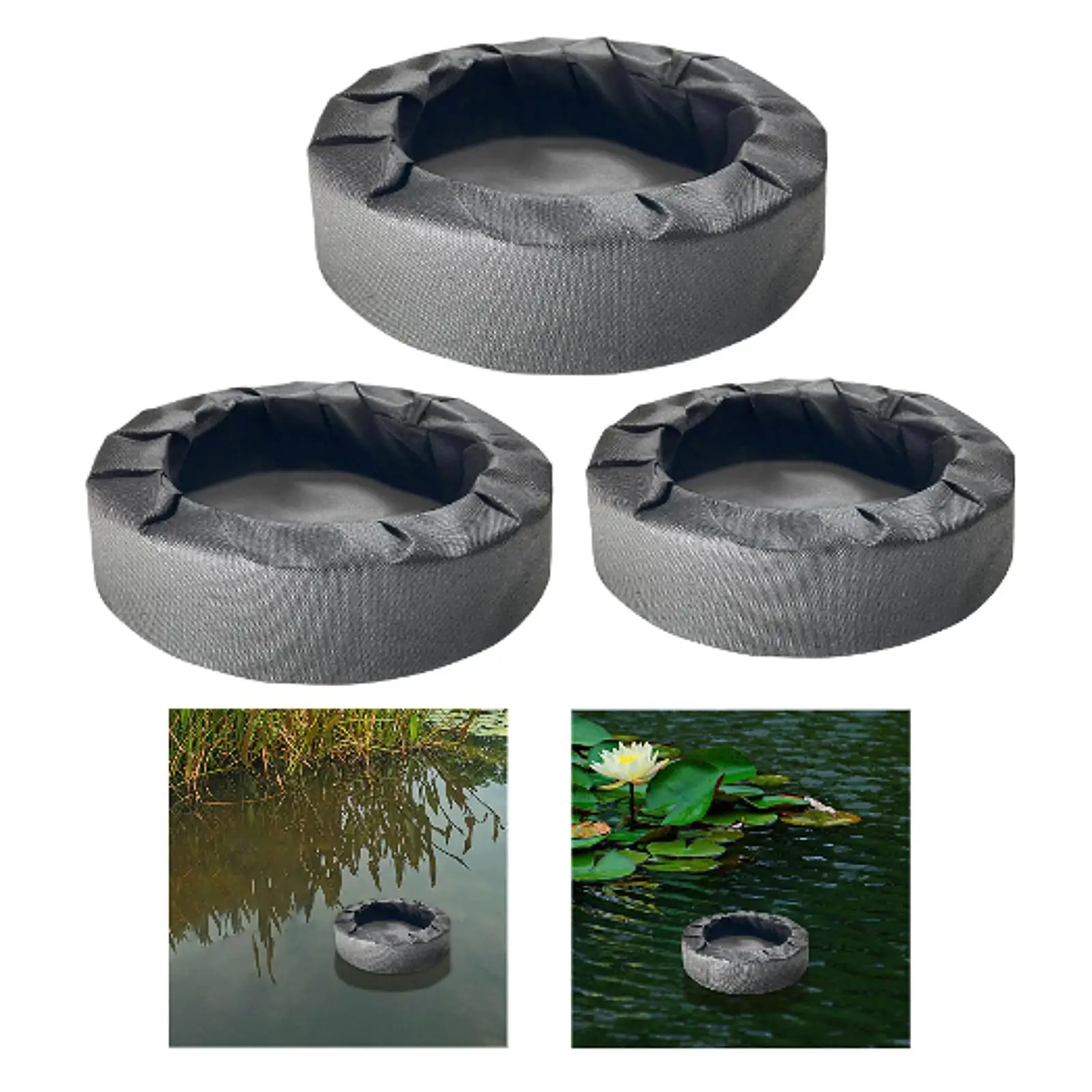 Floating Pond Planter Versatile Stylish Garden Water Features and Decoration