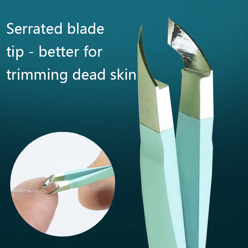 Small Nail Cuticle Scissors Tweezers Mini Nail Clipper Cutter Trimmer for Finger &Toe Dead Skin Remove Pedicure Tools image 5