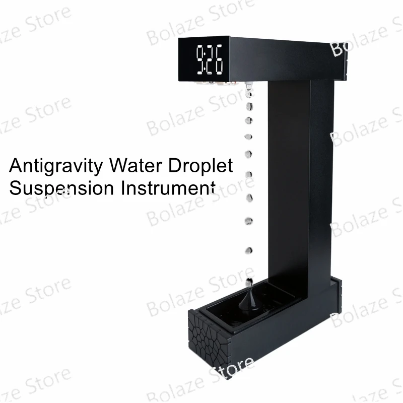 Anti-gravity Water Droplets Reverse Flow Magnetic Levitation Gravity Time Hourglass Desktop Ornaments Perpetual Motion