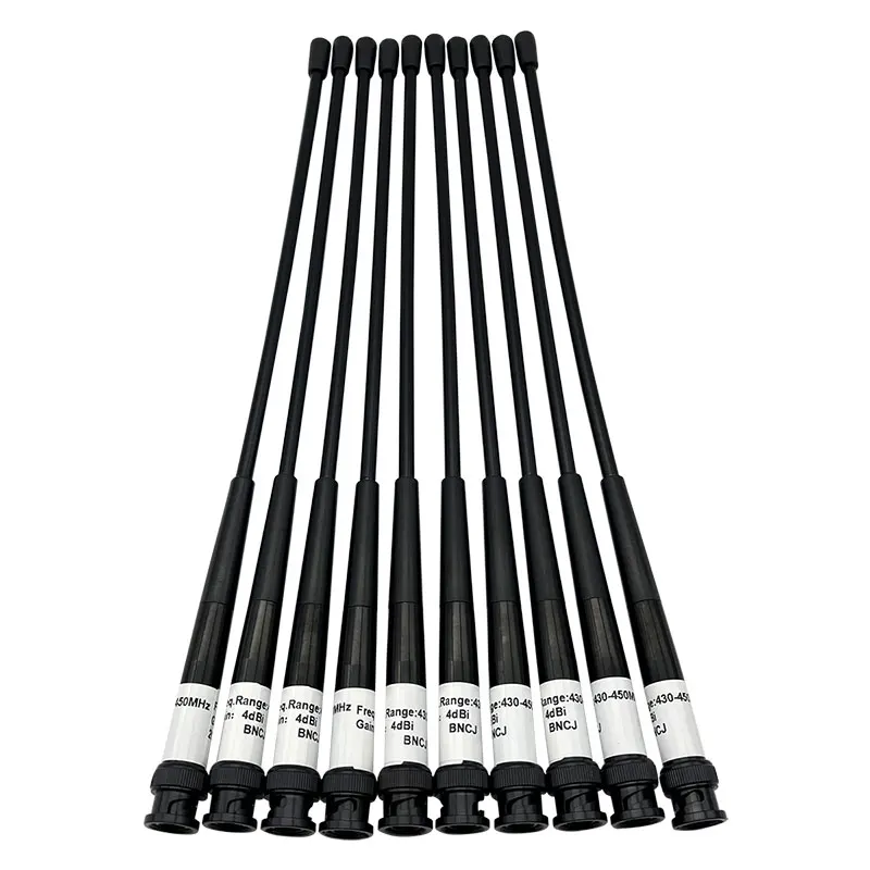 10pcs brand new port BNC whip antenna Survey 430-450MHZ For Trimble LEICA SOK surveying GPS 4dbi