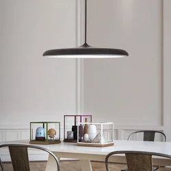 UFO Metal Levou Luz Pingente Arte Moderna Projeto de Suspensão Rodada Interior Lâmpada Pendurada Nordic Cozinha Sala Jantar Casa decoração