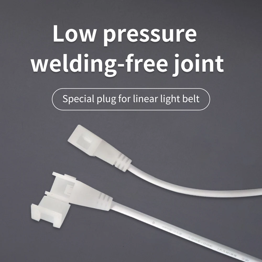 12V/24v Non-Welding LED Connect Wire Neon LED Strips Mid Connection Connectors Flexible LED Strip Installation Accessories