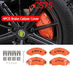 For Changan UNI-V UNIV 2022 2023 Car 4PCS Brake Caliper Cover Aluminum Alloy Decorative Tire Calliper Modification Accessories