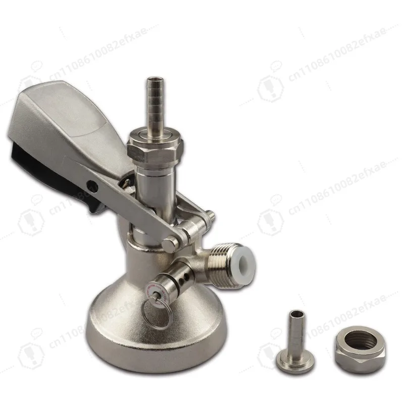 Stainless Steel G Style Draft Beer Manifold Block Distributor with Safety Relief Valve 2/3/4 Way for Kegerator Homebrew Bar