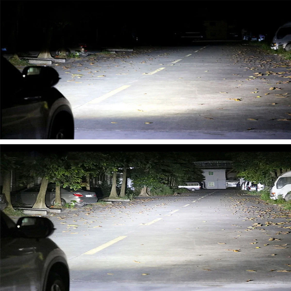 2Pcs H8/H11 Auto LED Fog Light Bulbs 660LM 6000K White Car Driving Running Lamp 12V Plug and Play Car Attachment Replacement