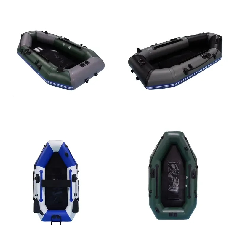 for 2 Person PVC Wood Floor River Fishing Kayak Rafting Raft Outdoor Water Sports Free Accessories