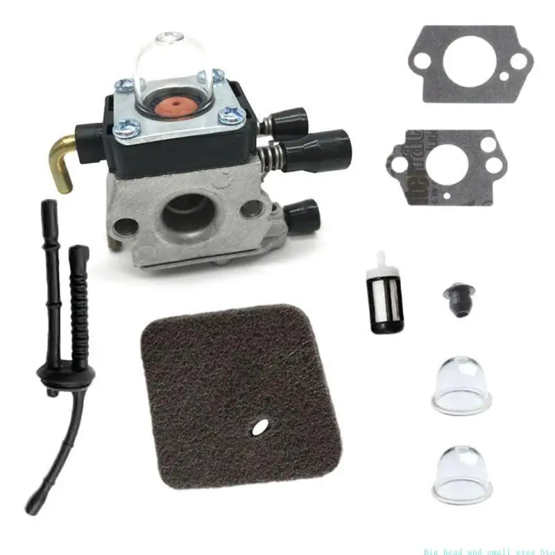 

581C Durable Carburetor Rebuild for HS45 FS55 FS310 Trimmer C1Q-S169B 4140 120 0619 fc75 fc85 fs38