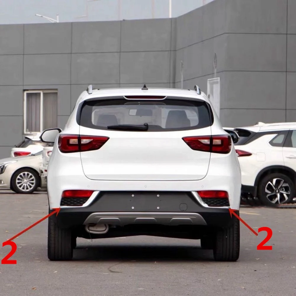 1Pair Car Rear Bumper Taillight Trim Fog Light Reflector Light Cover Brake Light Decorative Strip for MG ZS 2017-2019 image 5