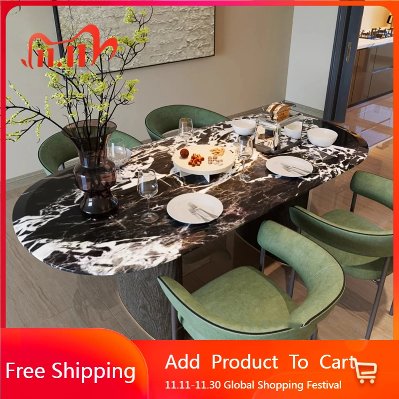

Kitchen Marble Dining Table Living Room Balcony Lounge Office Dining Table Reception Picnic Mesas De Jantar Kitchen Furniture