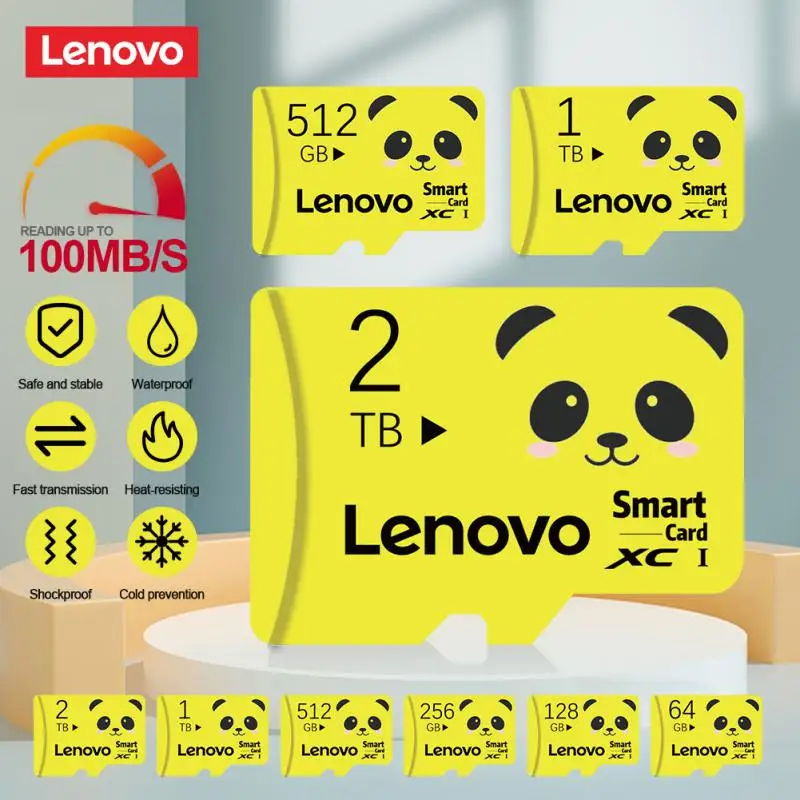 

Карта памяти Micro SD Lenovo, класс 10, 64/128/256/512 ГБ