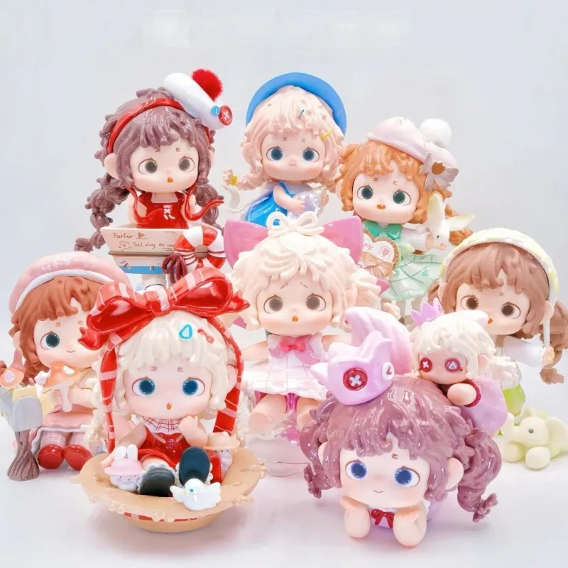 FURFUR Seria Happy Collection Blind Box Lalka FurFur Figurka Akcji Mystery Box Śliczna Statuetka Anime Niespodzianka na Biurko Torba Prezent Zabawka