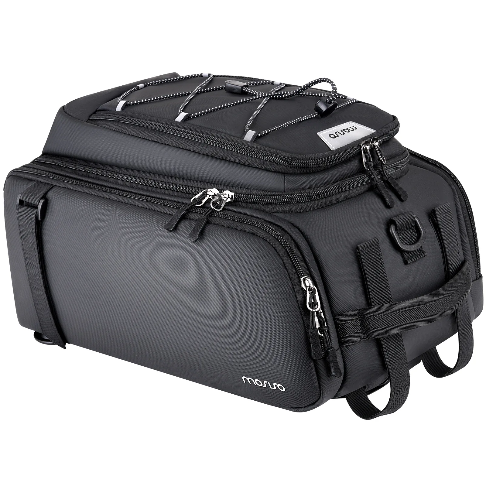 Bicycle Bag Rear Bike Rack Bag for Ebike Bicycle Rear Rack Bag Bicycle Trunk Pannier Bags for Travel Cycling Commuter Backpack