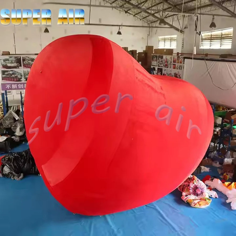 Décoration populaire pour fête de mariage, saint-valentin, cœur d'amour gonflable à vendre
