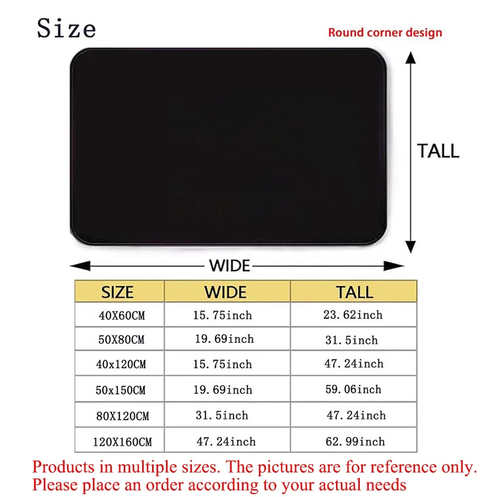G-Gran-Turismo ديكور السجاد لغرفة النوم نونسليب البساط ترحيب السجاد غرفة المعيشة المنزلي السرير لينة الكلمة حصيرة المطبخ الجبهة ممسحة #4