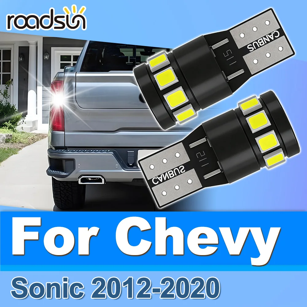 

Roadsun 2PCS For Chevy Sonic 2012 2013 2014 2015 2016 2017 2018 2019 2020 Canbus LED License Plate Lamps Parking Light Bulbs