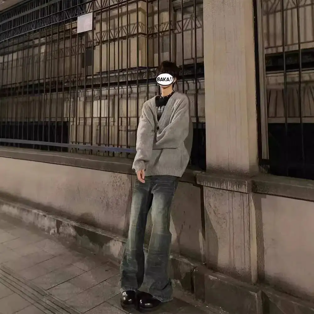 Maglione unisex 2025 Autunno Inverno Cardigan lavorato a maglia Capispalla Maglione con scollo a V Vibe Uomo Donna Giacca maglione lavorato a maglia