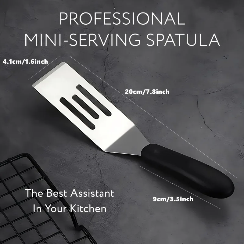 1pc, Mini Spatula Small Spatula For Kitchen Use, Metal Spatula For Cooking Brownie, Cookie, Lasagna