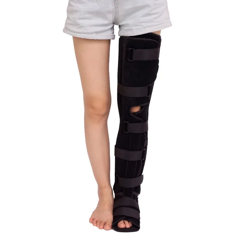 

Leg Immobilizer for Thigh & Ankle, Orthopedic Fracture Brace for Knee & Lower Limb | Adjustable Post-Op Support