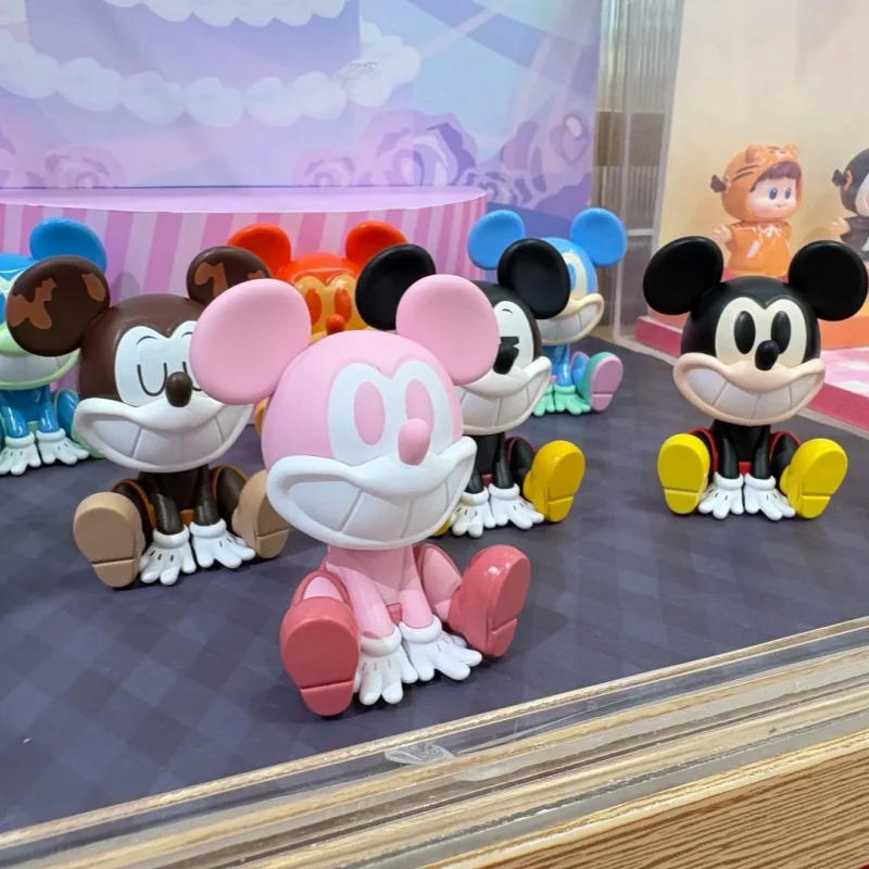 

Miniso Микки Смех энергии сюрприз значок коробка слепая коробка милая аниме фигурка модель игрушка орнамент стол дети девочки рождественские подарки