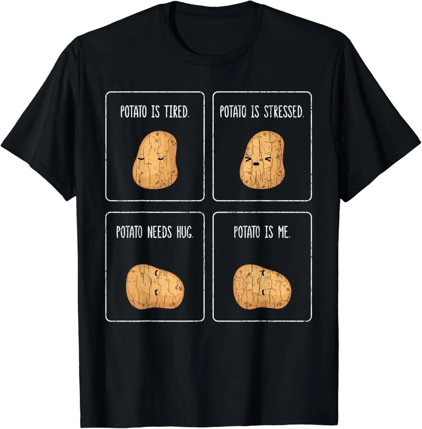 NEW LIMITED Potato Is Me Funny Design Best Gift Idea Premium Tee T-Shirt S-3XL