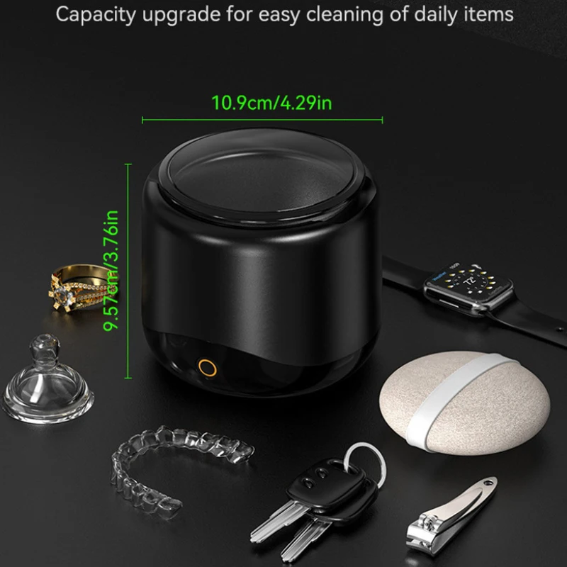 منظف بالموجات فوق الصوتية لأطقم الأسنان 42-45 كيلو هرتز المهنية آلة التنظيف بالموجات فوق الصوتية لجميع مجوهرات الأسنان الساعات المنزلية غسالة