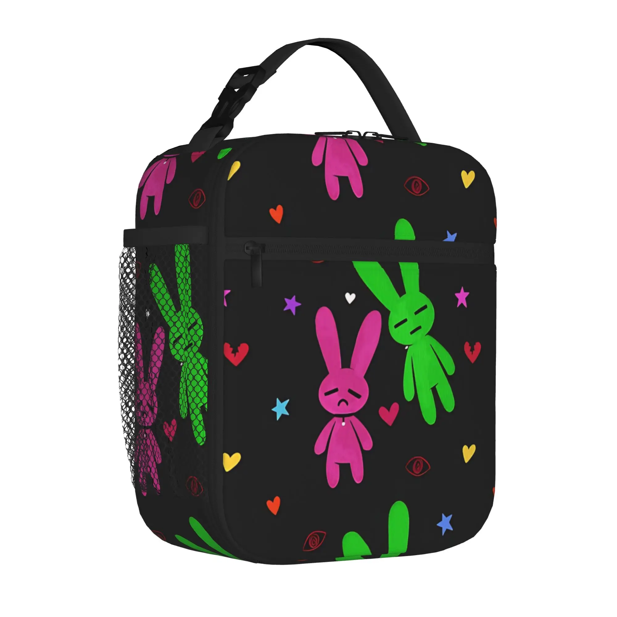 1 Piece Zipper Closure Fruit Themed Storage Bag Pocket Bunny School Lunch Food Box Reusable For Lunch Food Bag