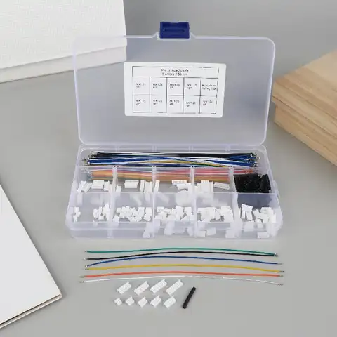 Kit connettore pre-crimpatto passo 1,25 mm - Cablaggio da 15 cm con JST/Molex/PicoBlade per Pixhawk e drone