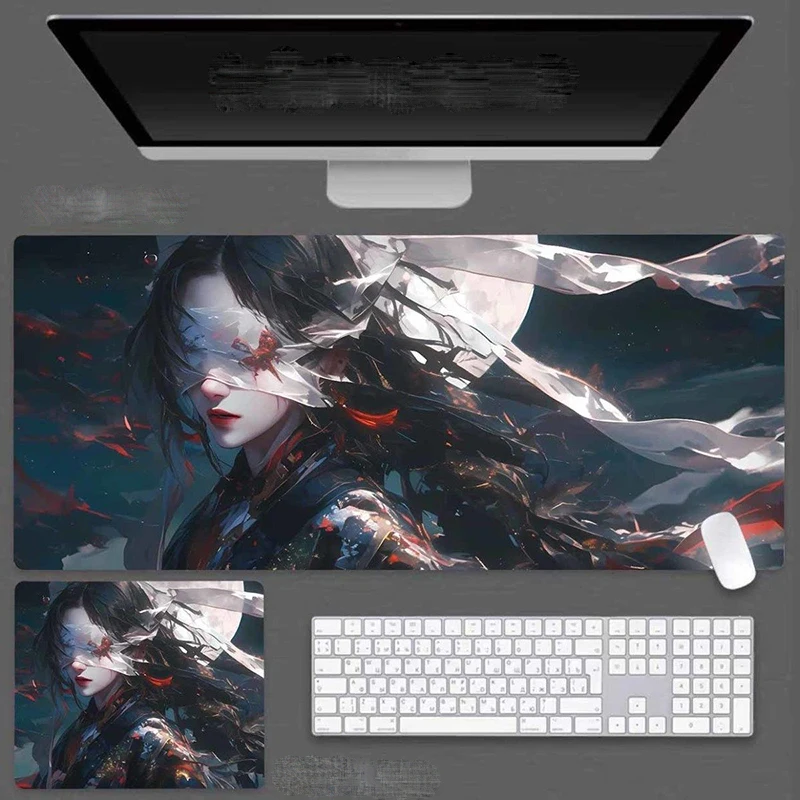 

Animation Anime Character Cool Mouse Pad Glass Without Locking Edges Mouse Pad Computer Mouse Mat Home Office Students Deskmat