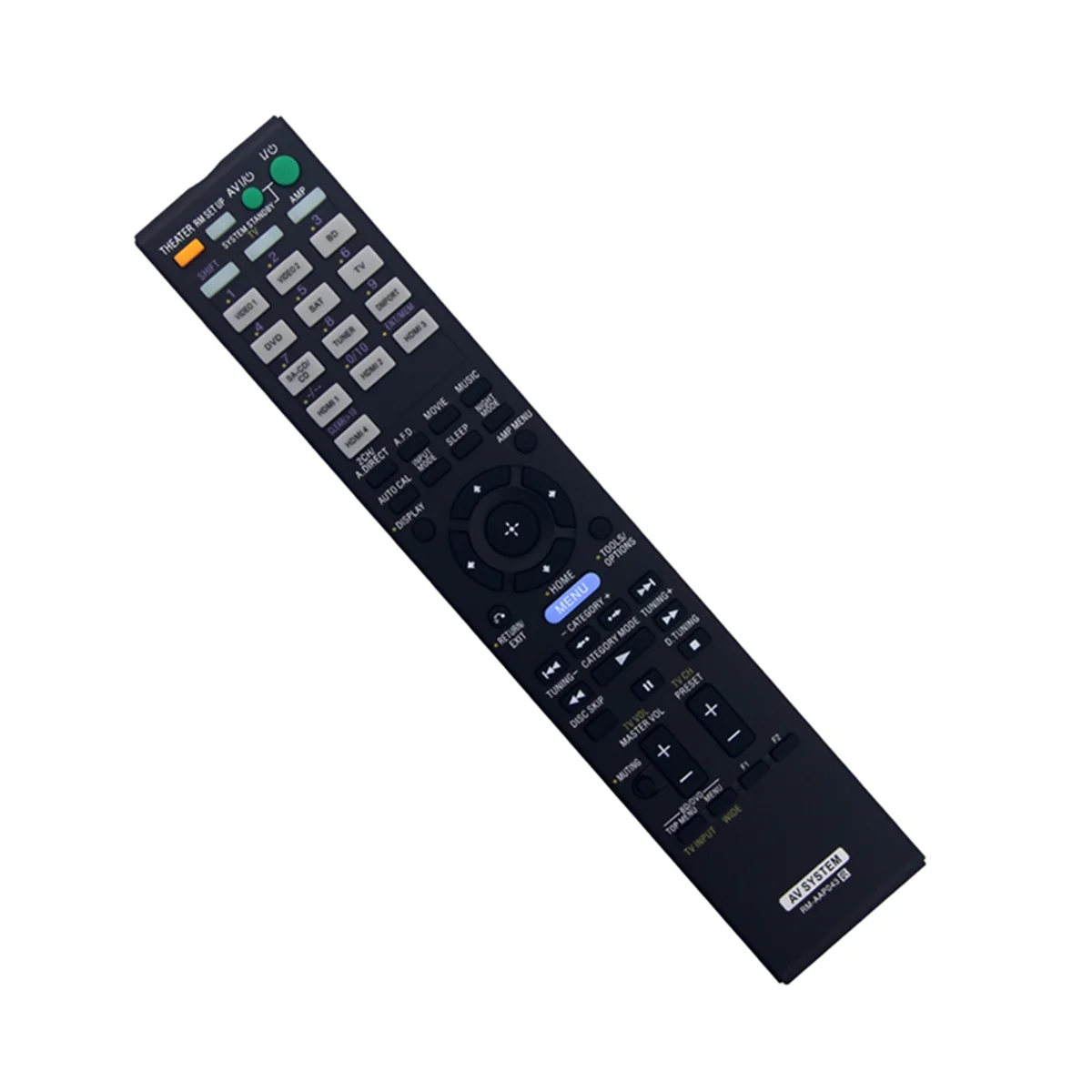 OIIRGO-RM-AAP043 リモコン交換用 Sony ホームシアター AV レシーバー STR-DH800 STRDH800 オーディオ ビデオ レシーバー