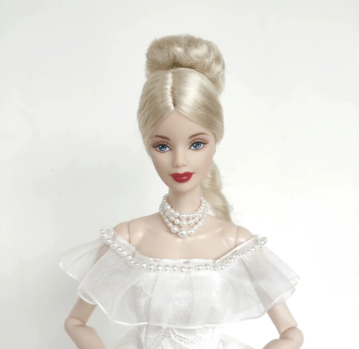 Doll jewelry classic 3-layer pearl doll necklace 1 6 scale doll accessorie free shipping