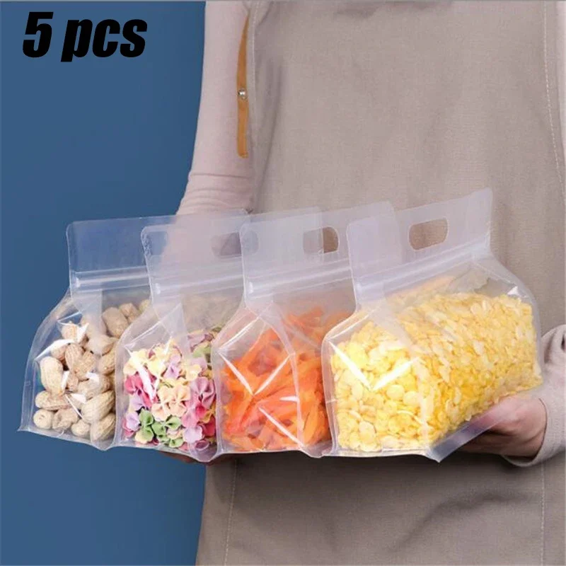 

Food Preservation Bag Leak-proof Container Food Storage Bag Reusable Vertical Seal Bag Moisture-proof and Leak-proof