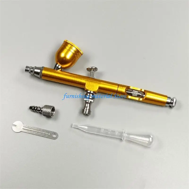 Y5GD Double-Action 0,3 mm Schwerkraft-Airbrush für Nagelmaniküre Kleine Luftbürste