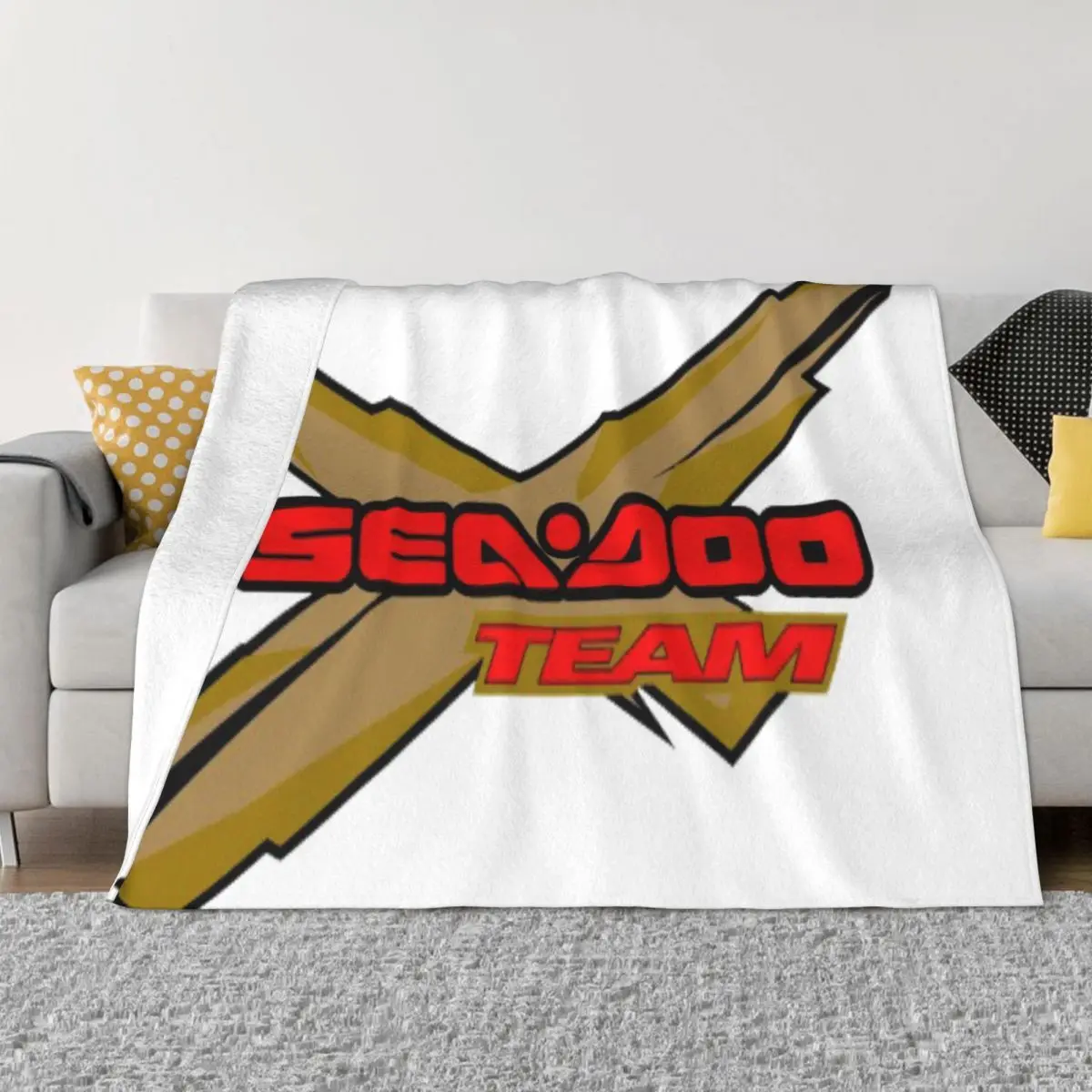

Sea Doo Team 981 Anime Knee Blanket Custom Blanket Personalized Throw Blanket