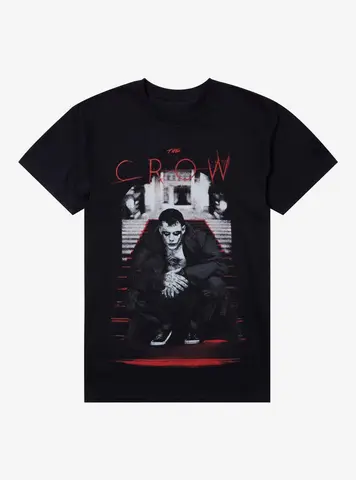 The Crow 2024 Eric Draven T-Shirt By Fright Rags _ _ Printed Summer Luxury Brand Cotton Men's and Women's T-shirt Short Sleeve