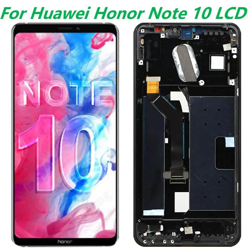 

100% Test 6.95 Original TFT For Huawei Honor Note 10 LCD Display With Frame Note10 RVL-AL09 Touch Screen Digitizer Replacement