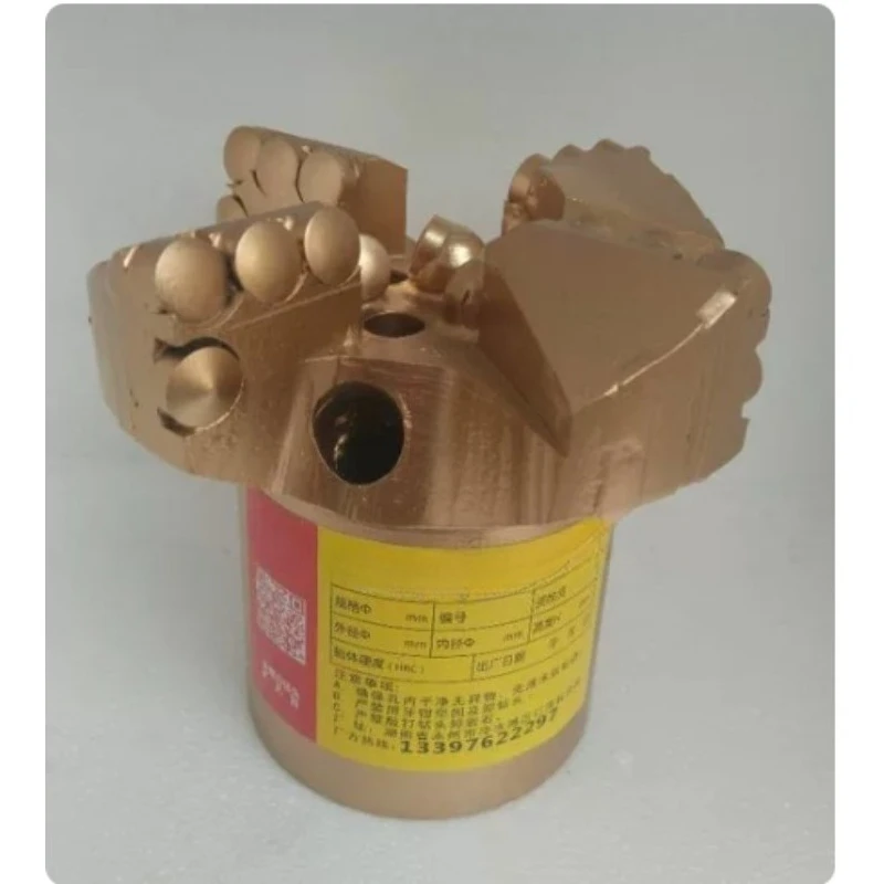 171mm Four‑Wing PDC Diamond Drill Bit Threaded Coreless Composite Bit for Mining Drilling Tools