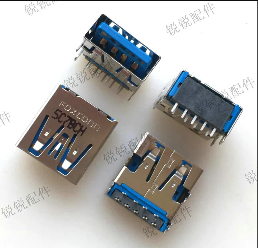 For  Foxconn Foxconn USB3.1A female G1 data socket 9P DIP USB high-speed transmission interface