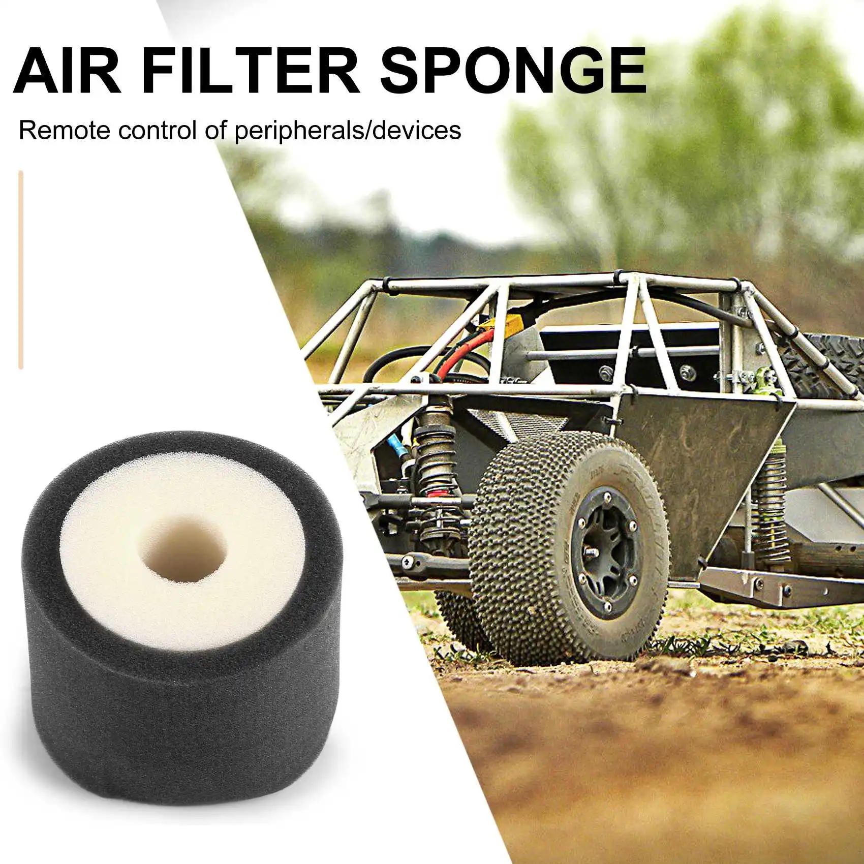 for 1/5 Baja Air Filter Foam Upgraded for 5B 5T SC RC King Motor Rovan Remote Control Filtration Cotton Part