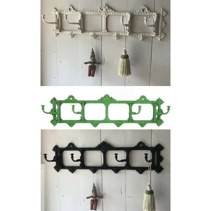 Cast iron gardening hook, wall decoration outdoor garden decoration, balcony wrought iron wall hanging, export European style