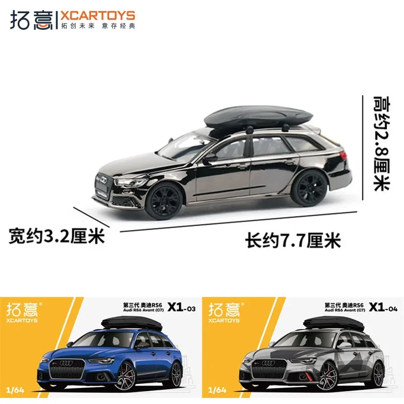 

XCarToys 1/64 Audi RS6 Avant （C7) Alloy Diecast Model Car Toy Collection Gift