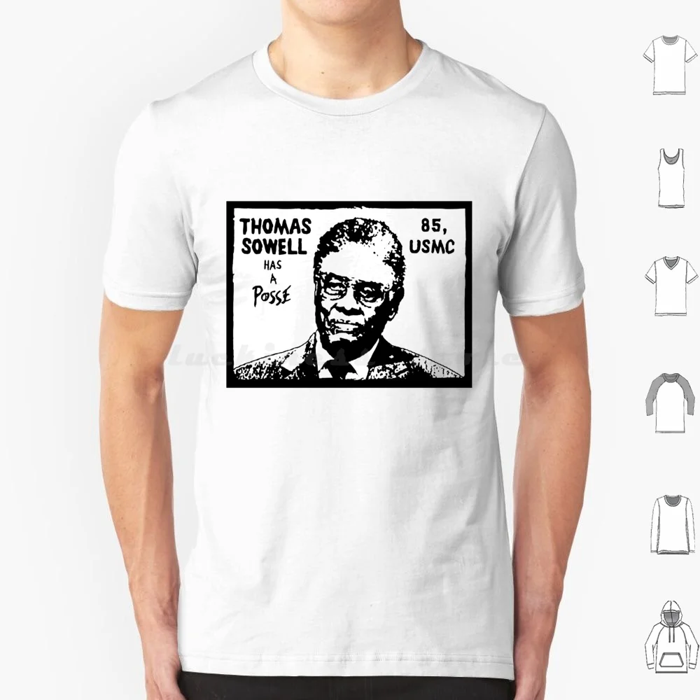 T-shirt Sowell grande taille 100% coton Thomas Sowell Libéralisme Conservateur Economie Sowell Politique Liberté Économie