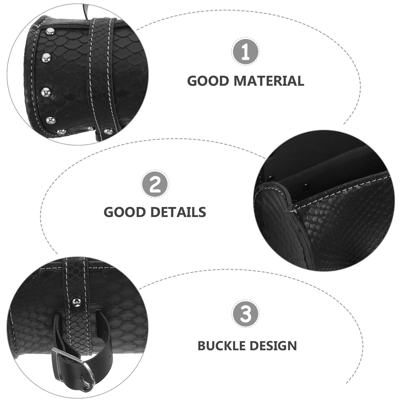 

Motorcycle Saddle Bag Waterproof Side Mount Design Compact Tool Storage Pannier with Easy Access Buckle for Riding