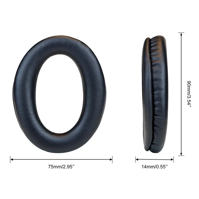 交換用イヤーパッドソニー MDR-NC60 MDR-NC500 ヘッドフォン耳パッドクッションソフトプロテインレザー低反発スポンジイヤーマフ