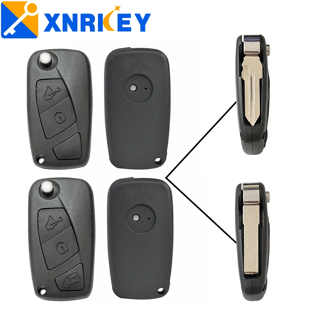 XNRKEY custodia a conchiglia per chiave pieghevole a distanza per Fiat Iveco Daily (2006 - 2011) GT10/SIP22 Blade Keyless Fob 2/3 pulsanti