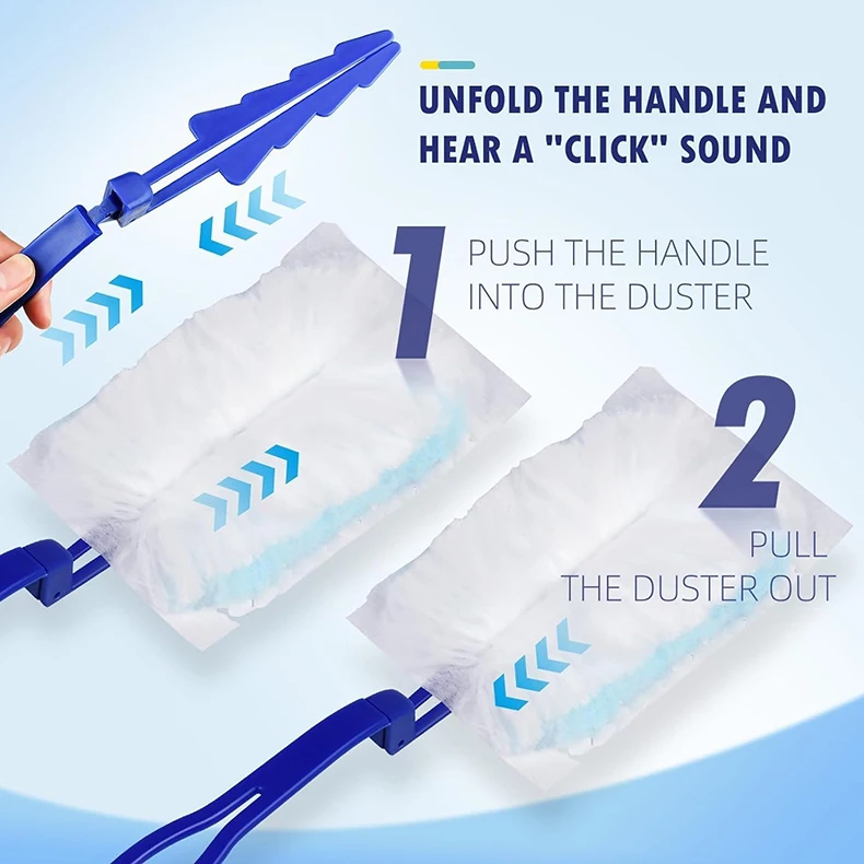 Einweg-Staubwedel-Nachfüllungen, kompatibel mit Swiffer Duster – Detail 2