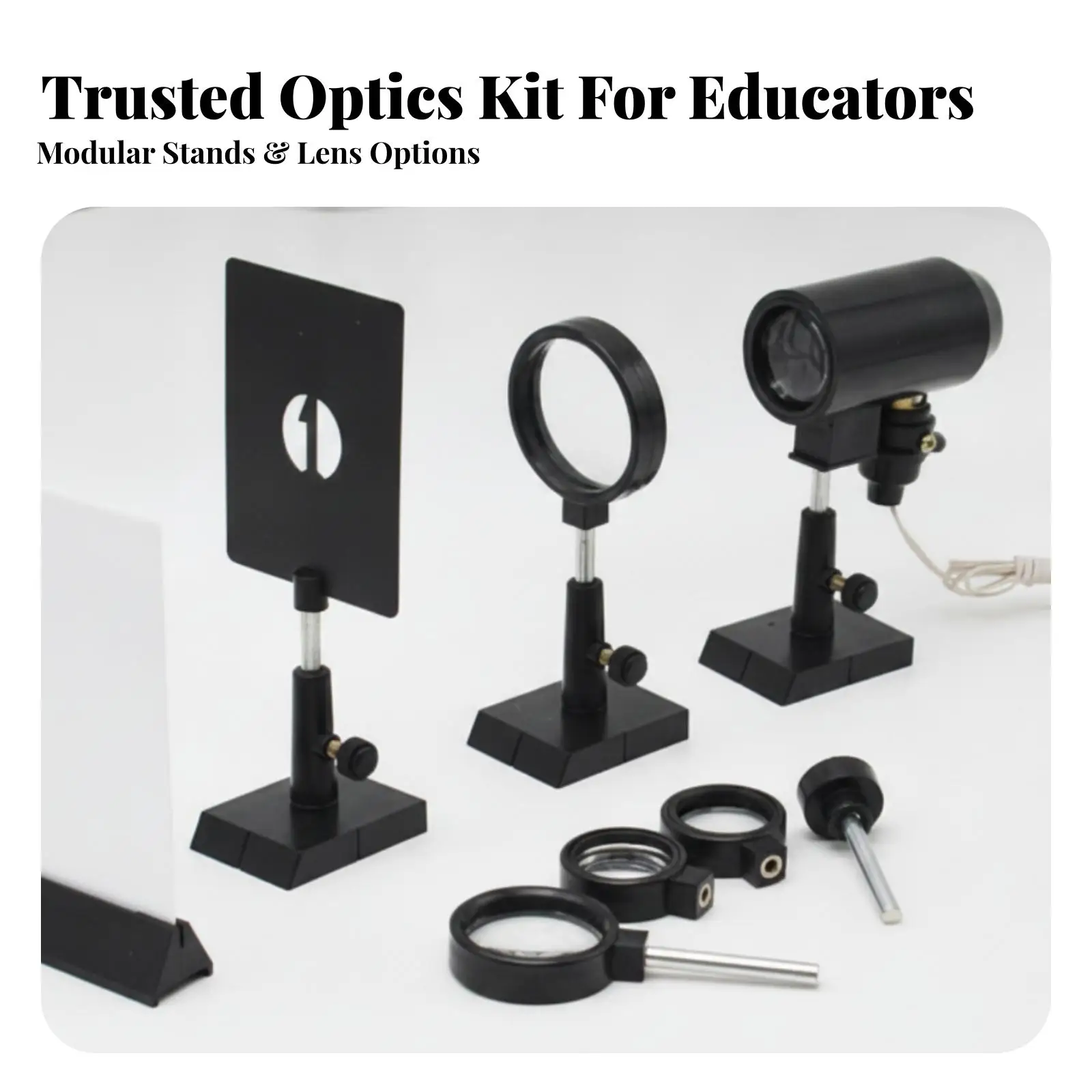 Complete Optical Experiment Device for Physics Teaching Materials with Small Hole Imaging Tools for Junior Middle School