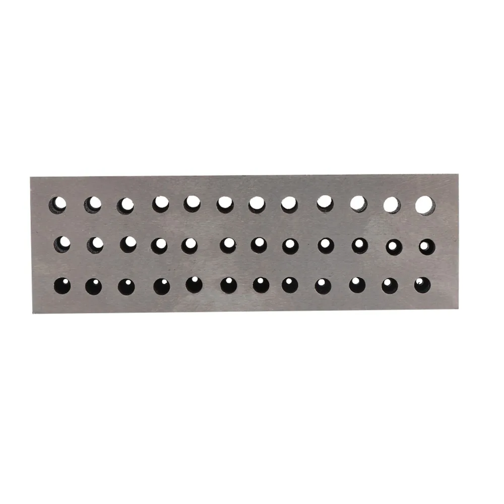 Precision 36 Holes Drilling Plate Steel Material Metal Plate Riveting Stake Plate Watch Repairing Tool Forming Work