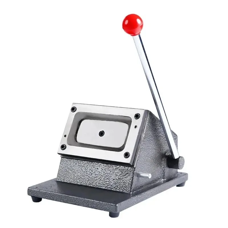 Personalized manual fabric refrigerator sticker making press square DIY 50/65.5mm button badge making machine brand new