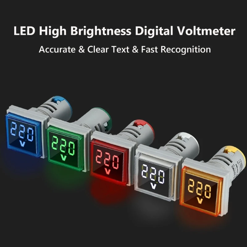 2025 New Digital Voltages Monitors Voltages Display Panel Large Screen for Stable Readings